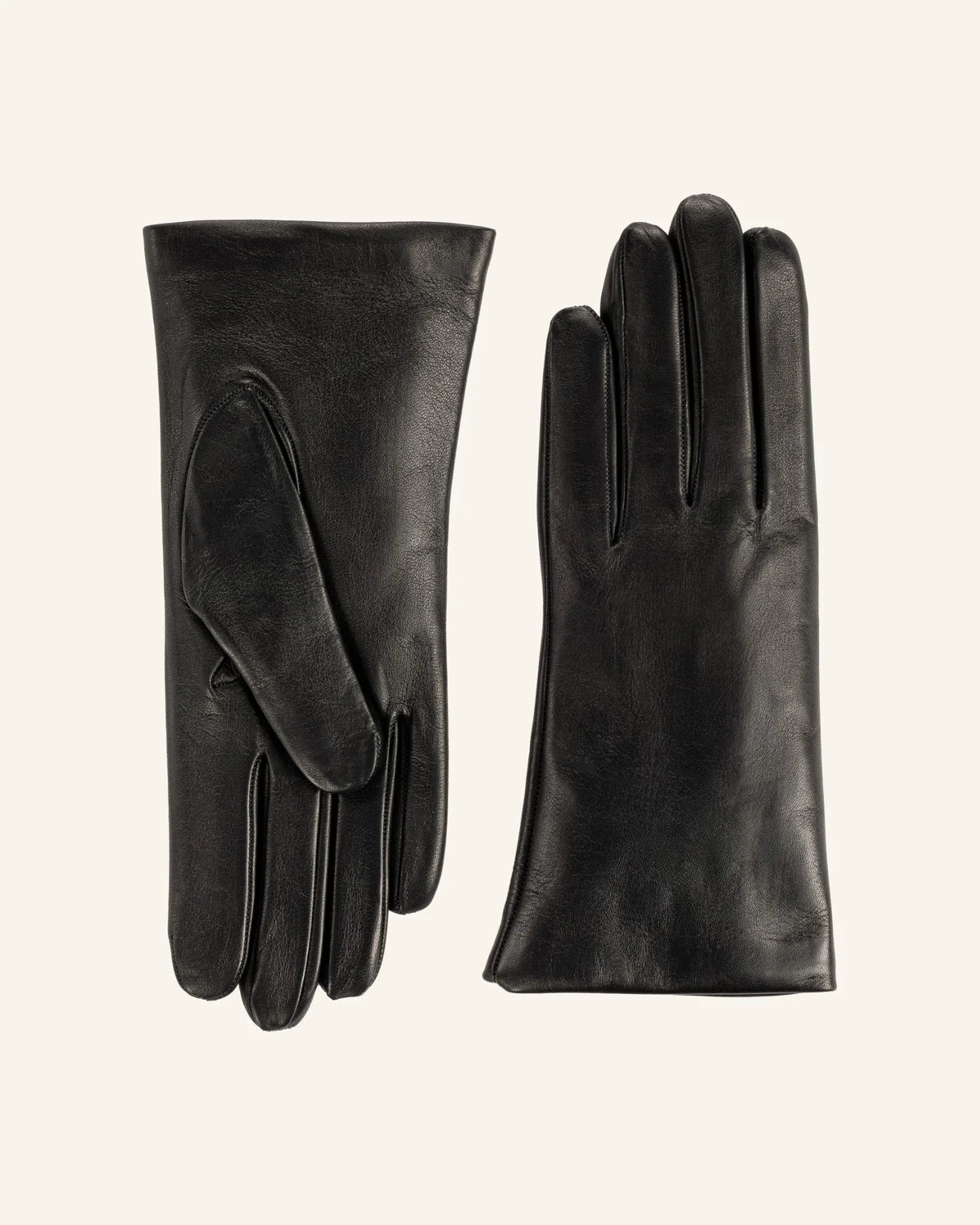 Women's leather gloves with cashmere lining - Quiete