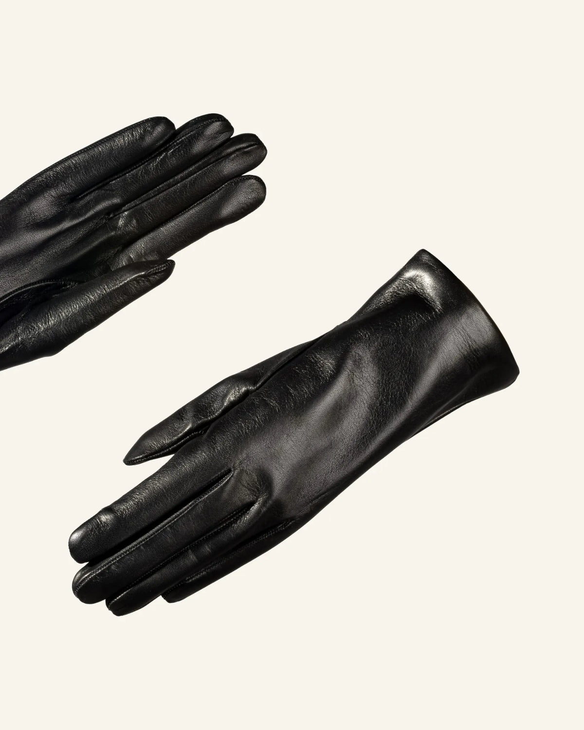 Women's leather gloves with cashmere lining - Quiete