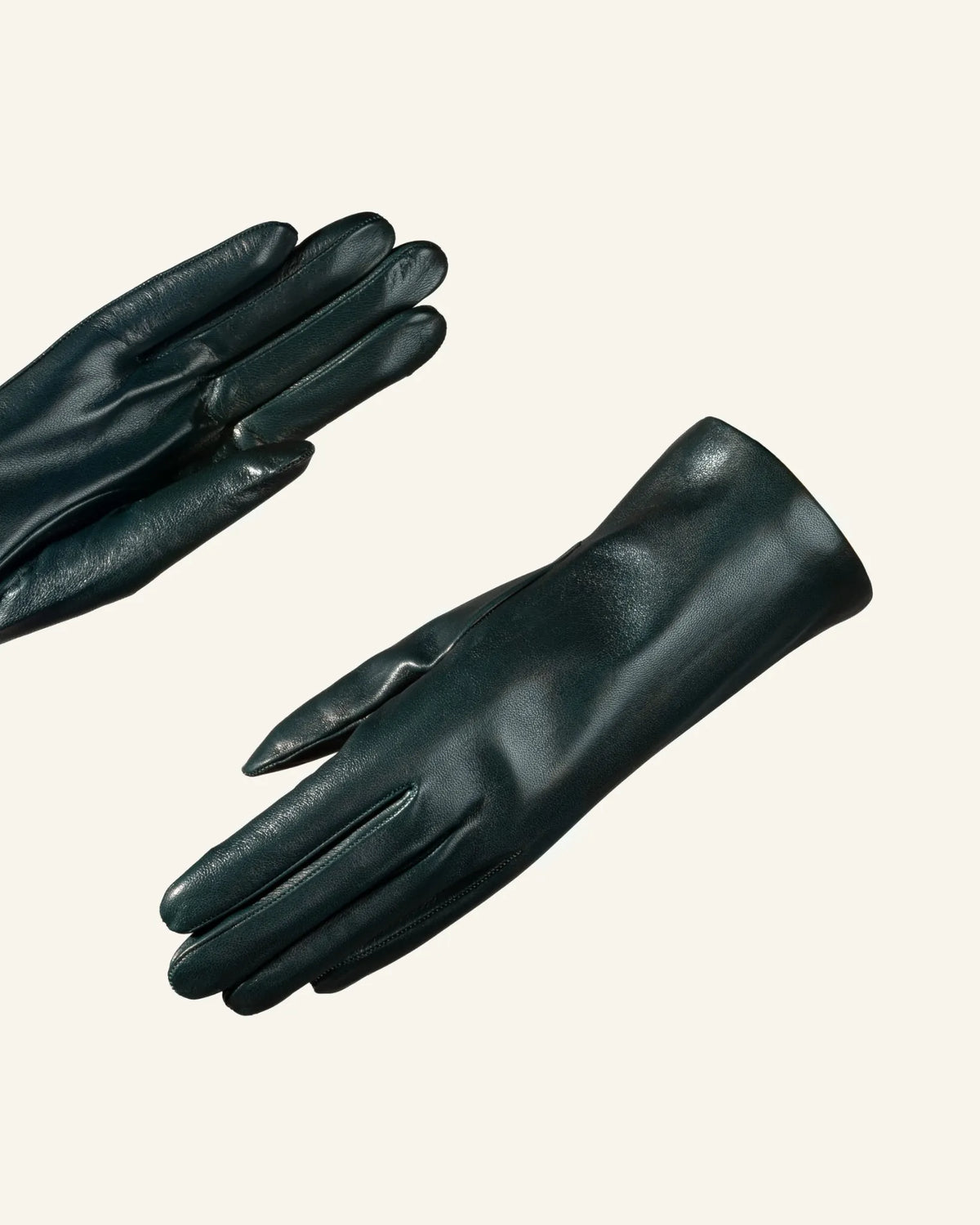 Women's leather gloves with cashmere lining - Quiete