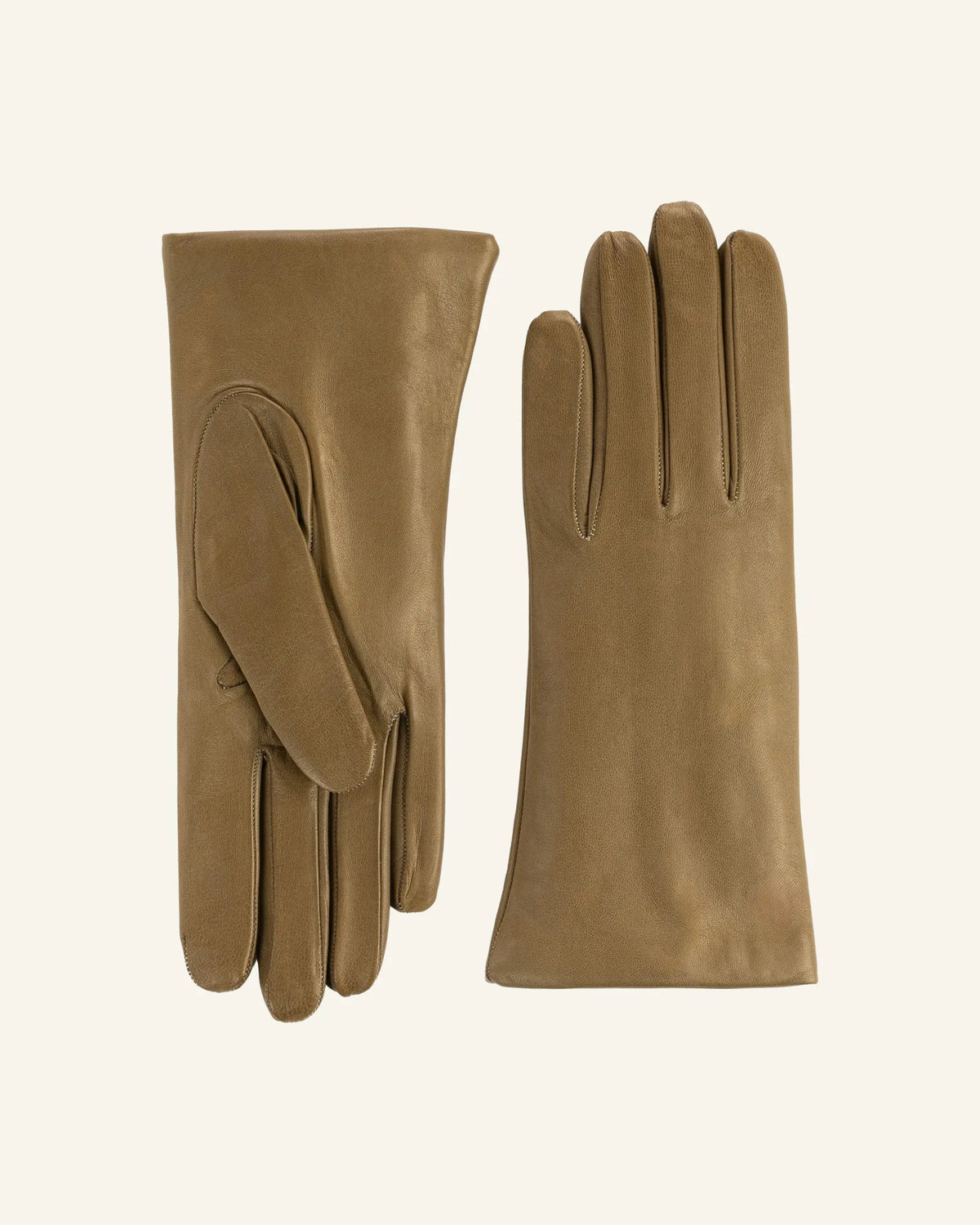 Women's leather gloves with cashmere lining - Quiete
