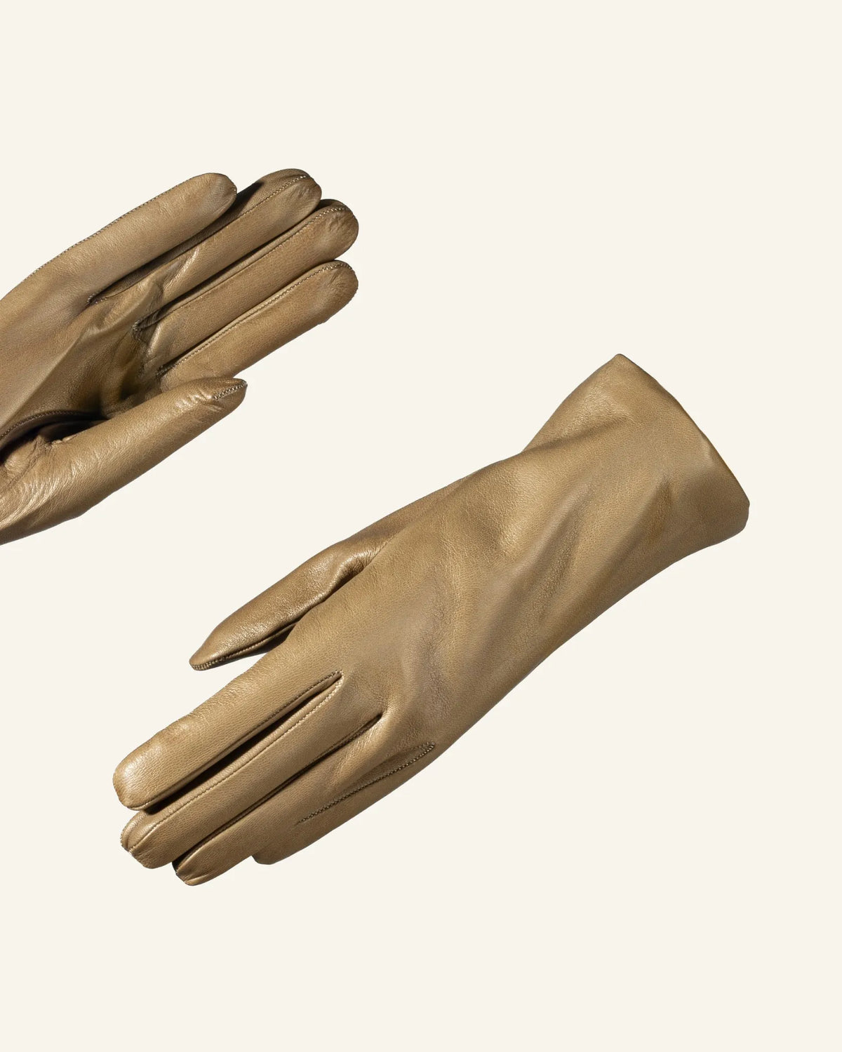 Women's leather gloves with cashmere lining - Quiete