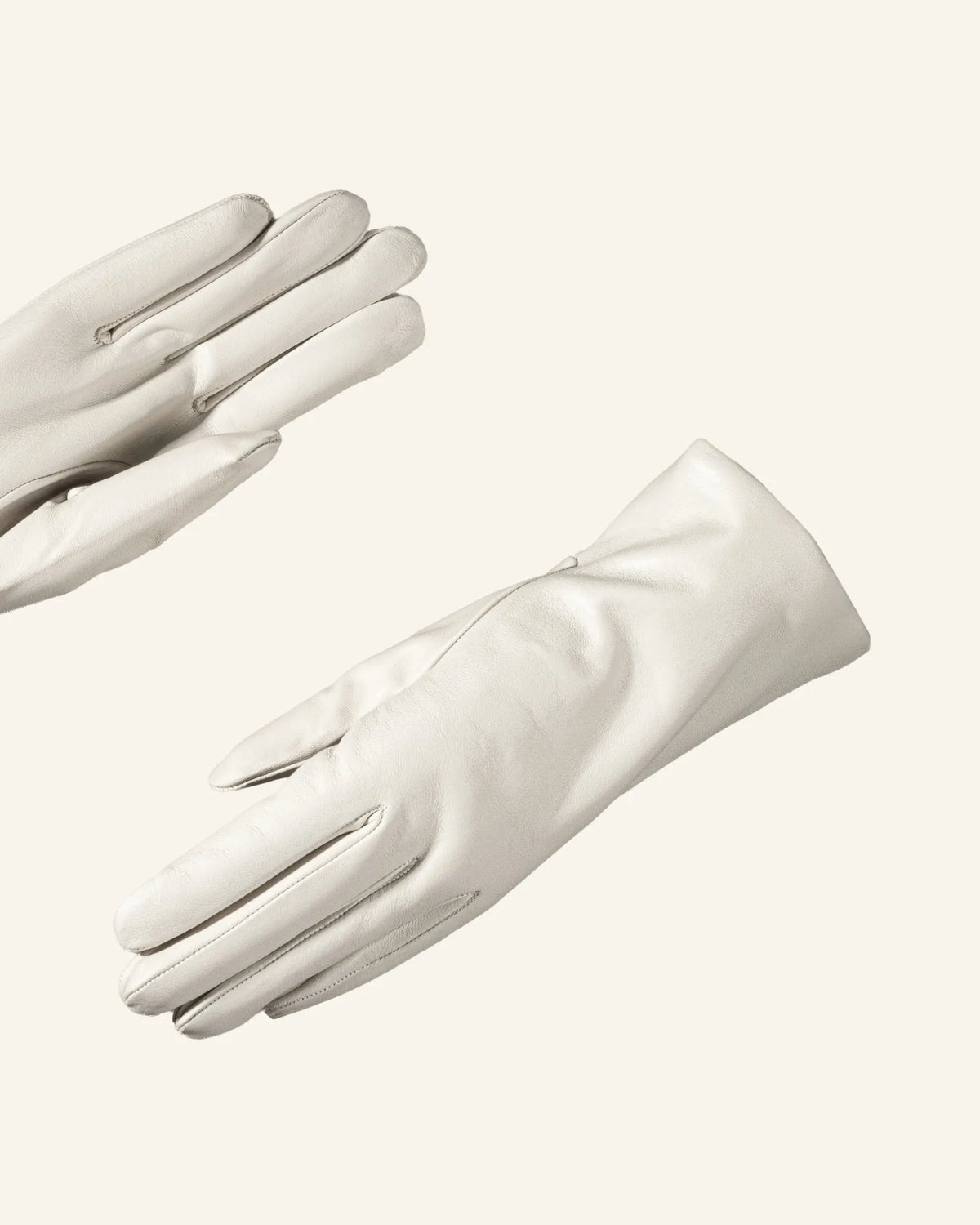 Women's leather gloves with cashmere lining - Quiete
