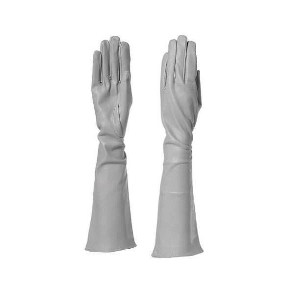 long gloves light grey