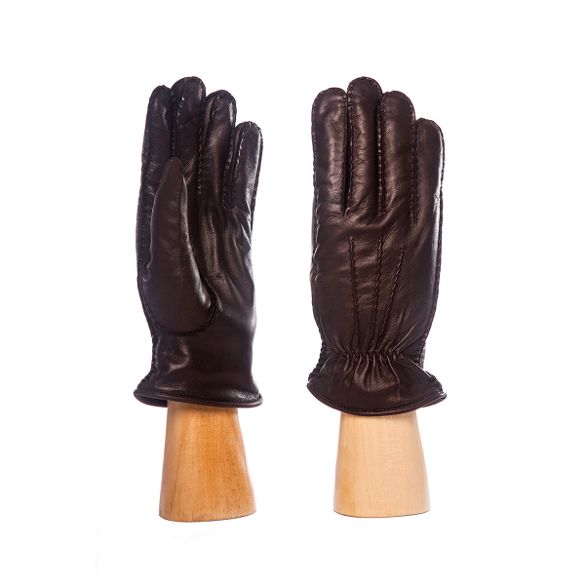 men's deerskin gloves brown