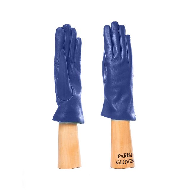 women's classic leather gloves cobalt